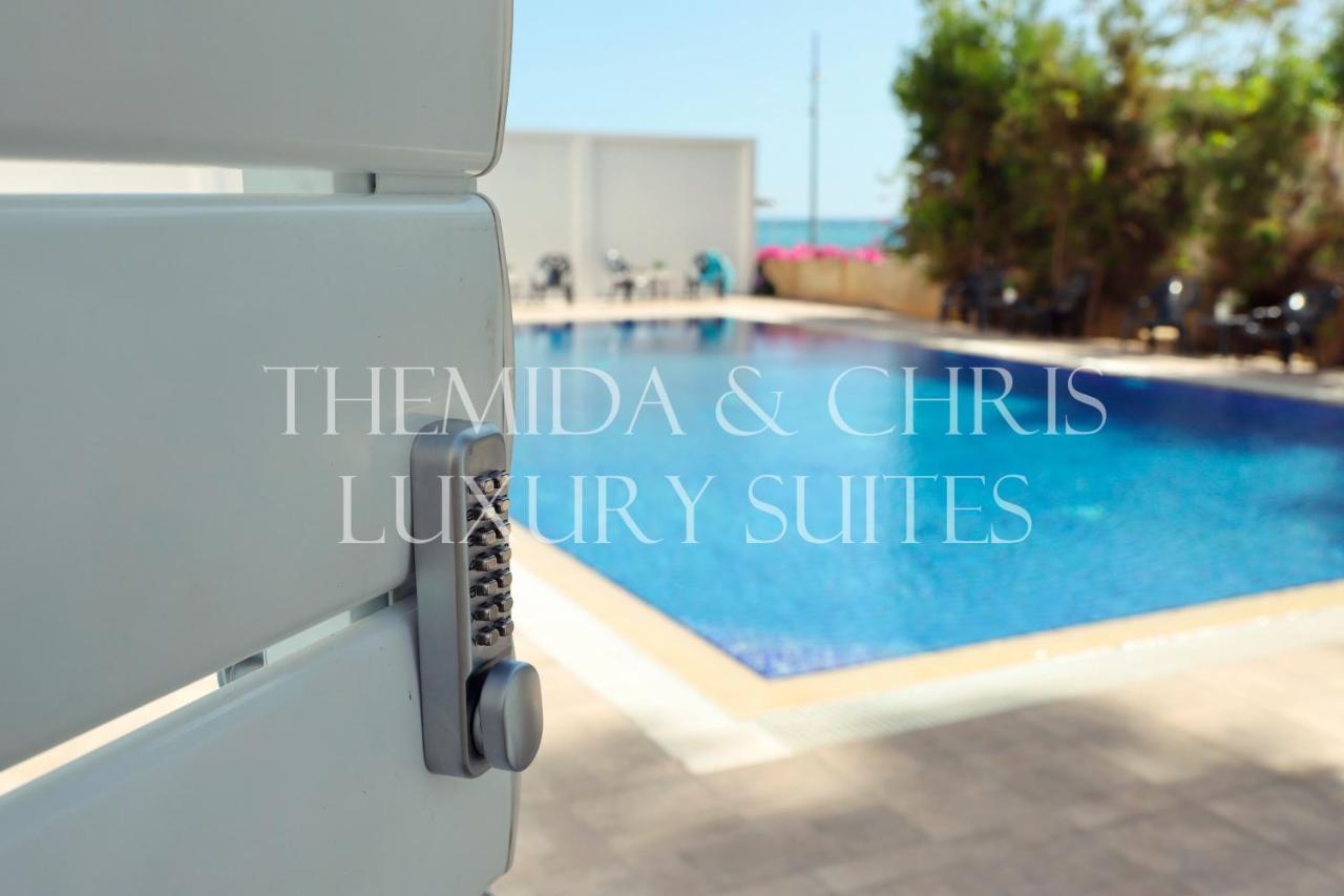 Luxury Penthouse 1Br-Seafront-Seasonal Pool-Central ラルナカ エクステリア 写真