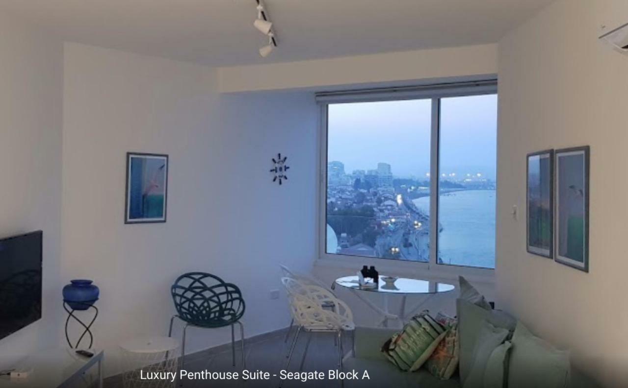 Luxury Penthouse 1Br-Seafront-Seasonal Pool-Central ラルナカ エクステリア 写真